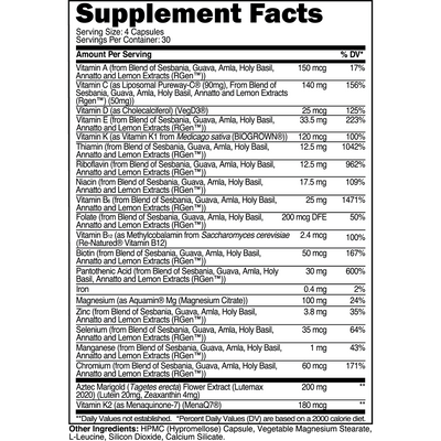 Daily Multivitamin Supplements | 120 Capsules