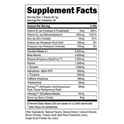 Transparent Labs BULK Pre-Workout