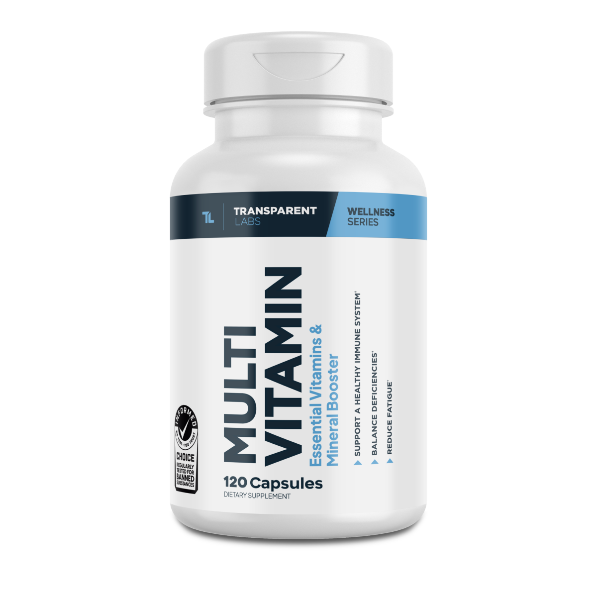 Multivitamins for Men and Women | 120 Servings – Transparent Labs